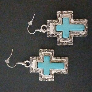 Southwest Cross Earrings